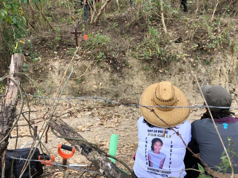 Hallan restos óseos, presuntamente de menor mutilada en Tixtla