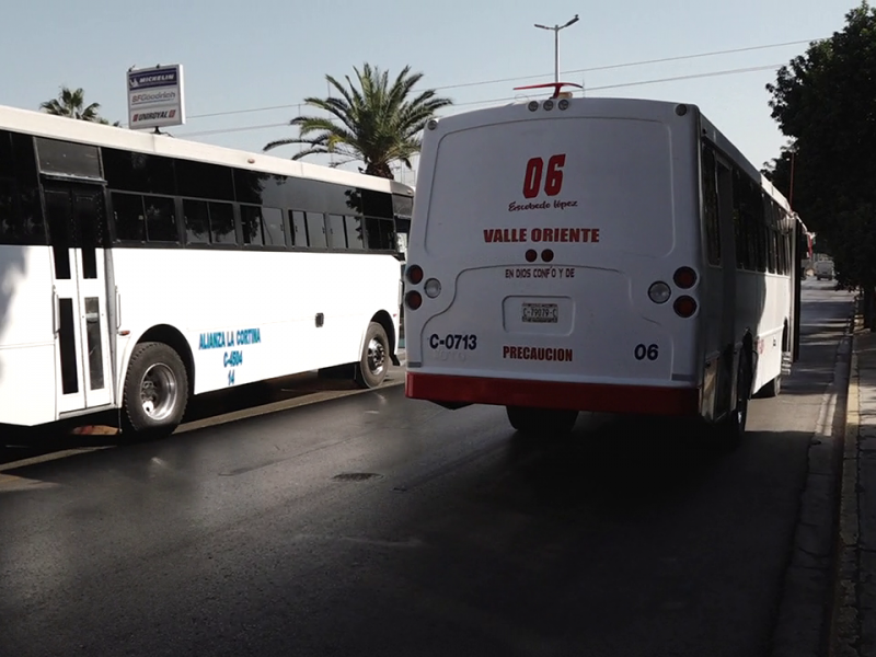 Harán reajustes de frecuencia en camiones por temporada baja