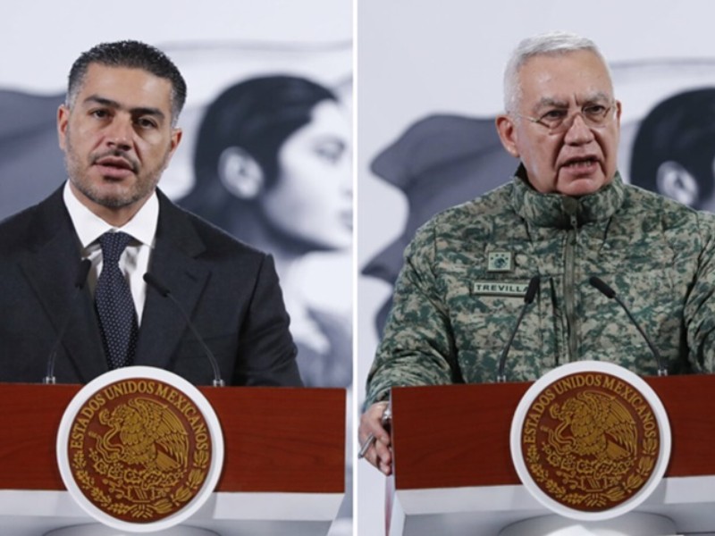 Harfuch y general Trevilla supervisan operativo de seguridad en Guanajuato