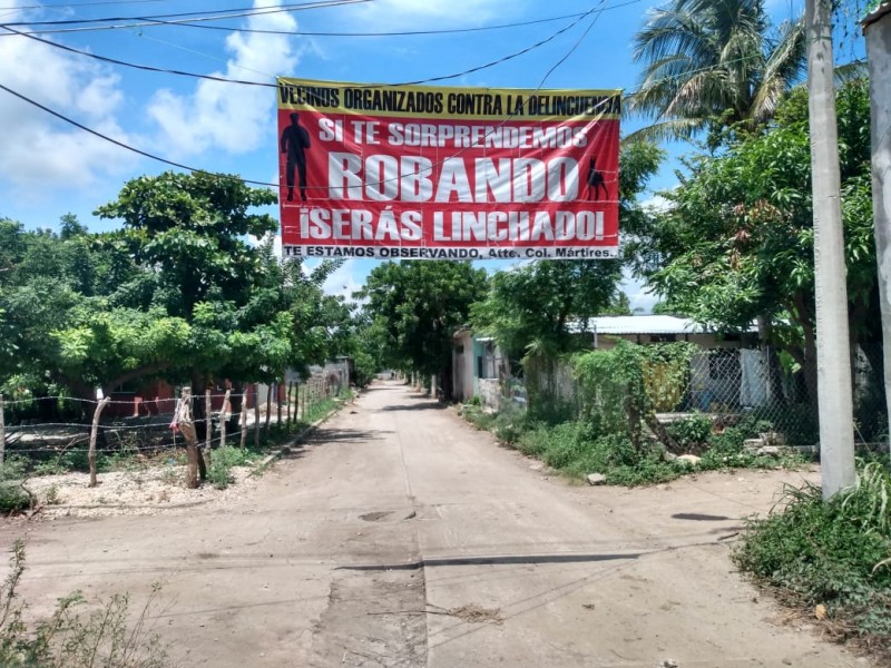 Hartazgo social en Juchitán, vecinos advierten linchamiento a delincuentes
