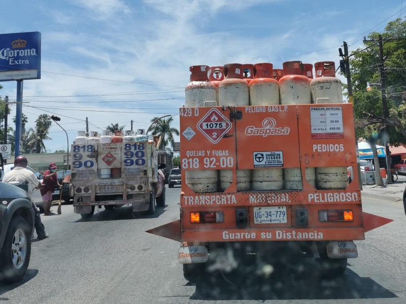 Hasta 10 pesos en una semana incrementó Gas LP