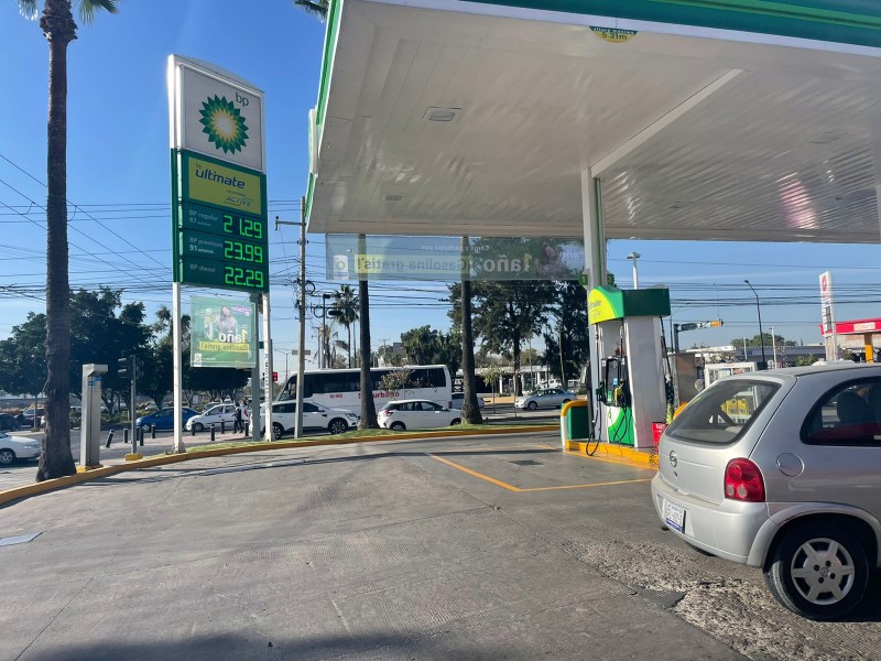 Hasta el momento alza en precios de gasolina en León
