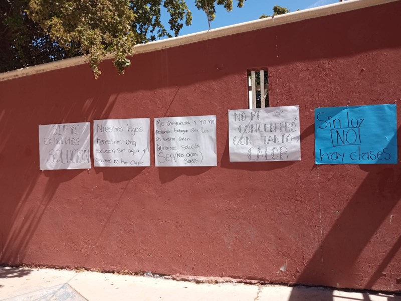 Hasta que inicien trabajos levantarán plantón en primaria 