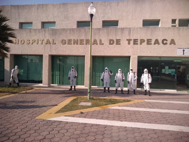 Hay 10 medicos contagiados por COVID-19 en Hospital de Tepeaca