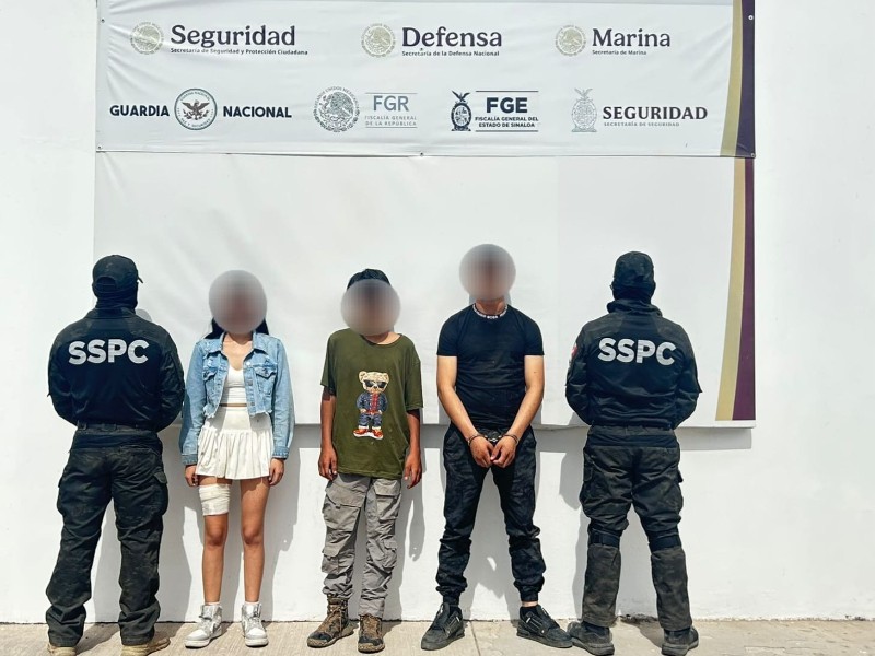 Hay 2 menores de edad entre detenidos en Culiacán