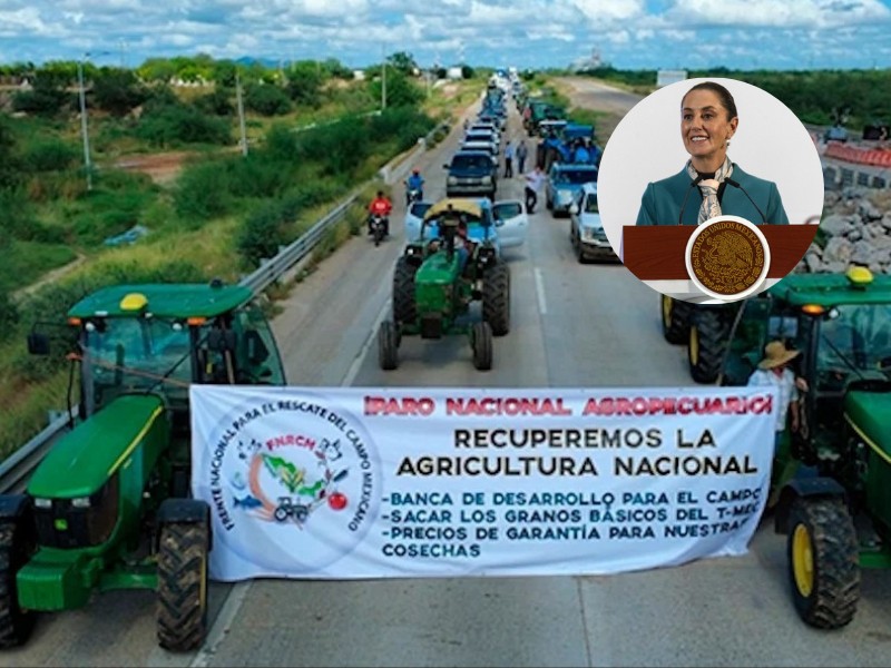 Hay diálogo abierto para productores y transportistas: Sheinbaum sobre toma de casetas