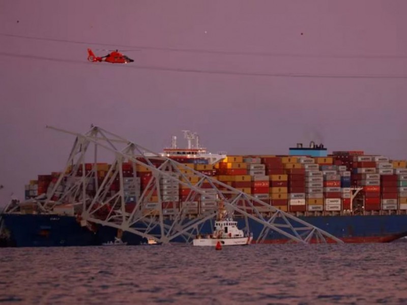 Hay mexicanos entre fallecidos por colapso de puente en Baltimore