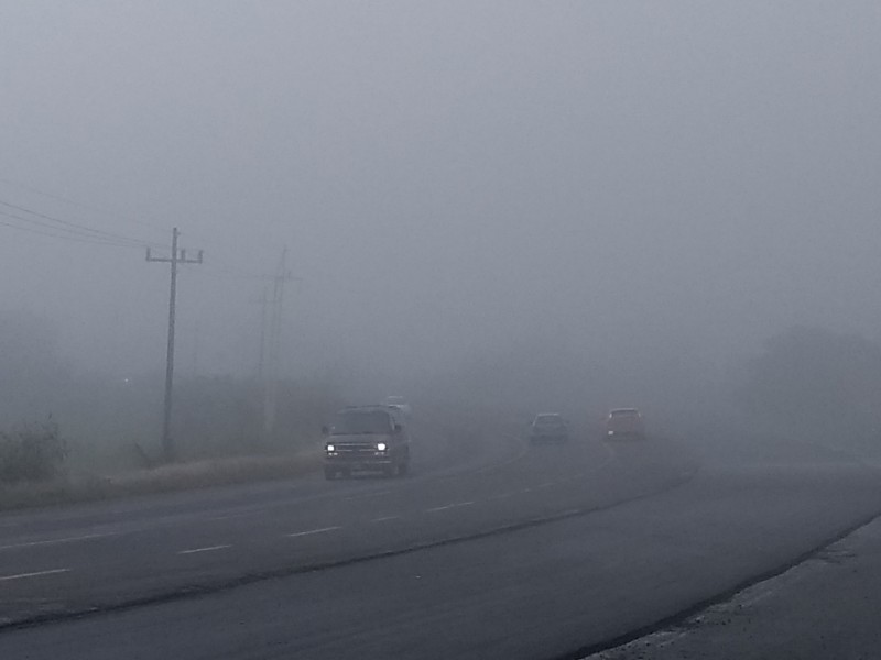 Hay niebla en varios puntos del estado