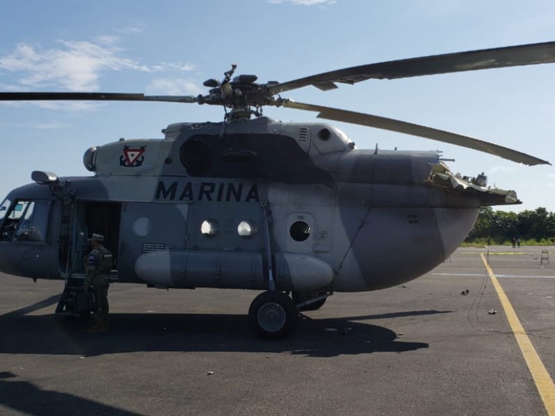 Helicóptero se desploma en Aeropuerto de Villahermosa; hay tres heridos