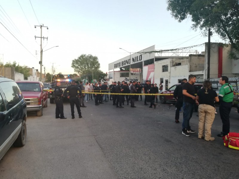 Herido en balacera en colonia Atlas