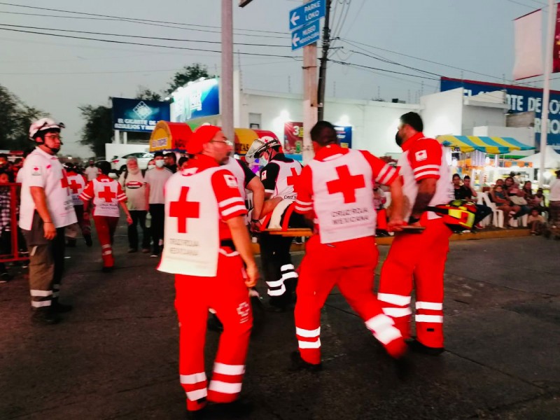 Heridos en carnaval por deficiencias en gradas