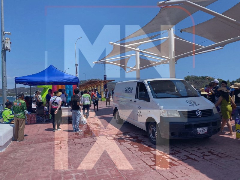 Hombre ahogado en playa La Majahua