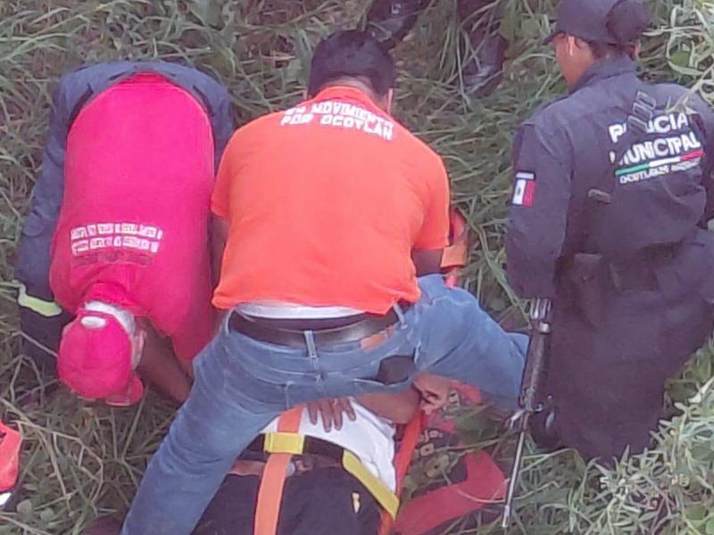 Hombre cae del Puente Naranja en Ocotlán y queda gravemente herido