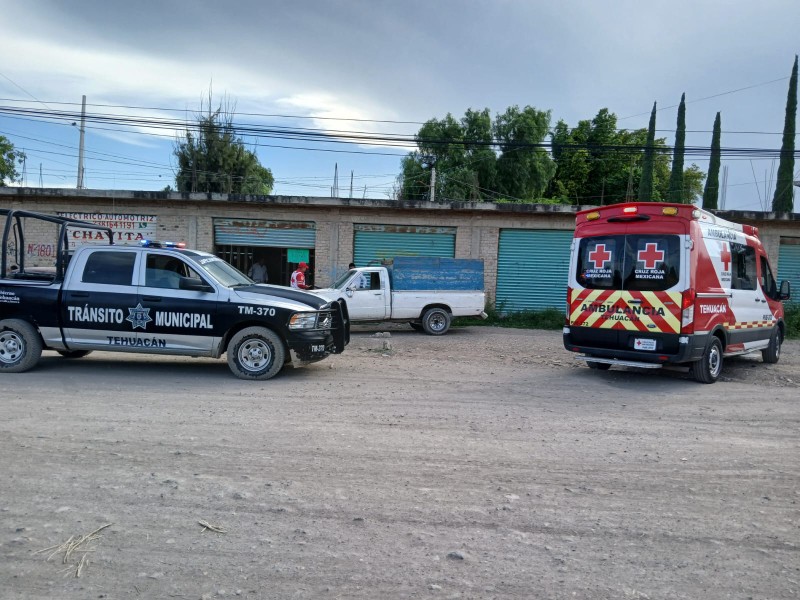 Hombre lesionado por accidente en San Vicente