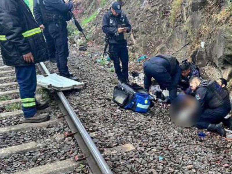 Hombre mutilado por el tren en Xalapa