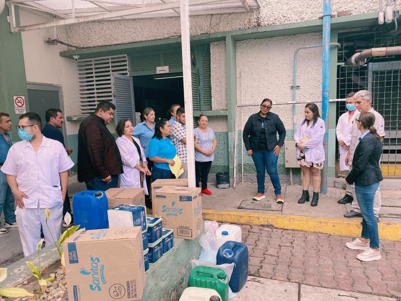 Hospital Civil de Tepic opera sin jabón ni cloro