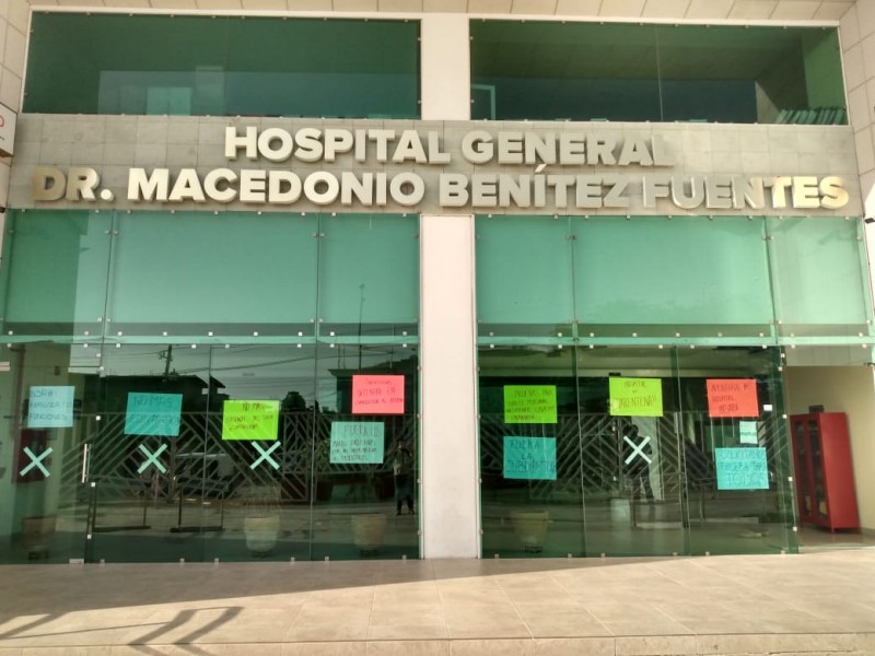 Hospital General de Juchitán, se declara en cuarentena