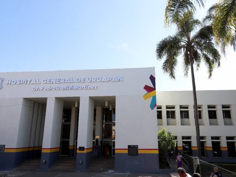 Hospital General de Uruapan registra ocupación hospitalaria mayor al 50%