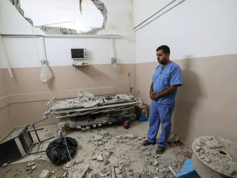 Hospitales en Gaza sin recursos ni rutas de acceso