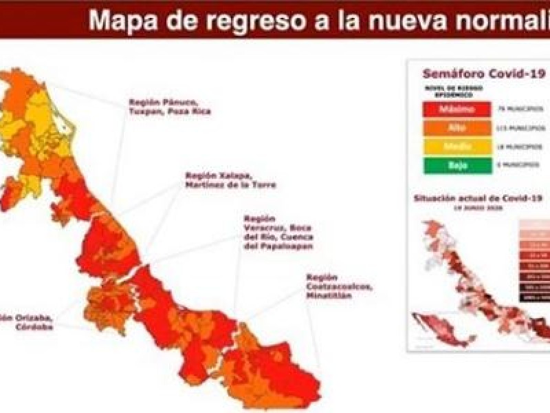 Hoy entra en vigor Semaforización Regional. Consulta aquí tu municipio: