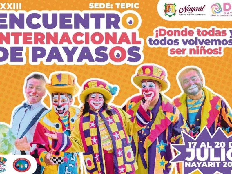 Hoy inicia el 33 encuentro internacional de payasos