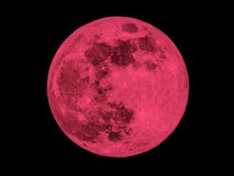 Hoy la luna rosa iluminará el cielo en México.