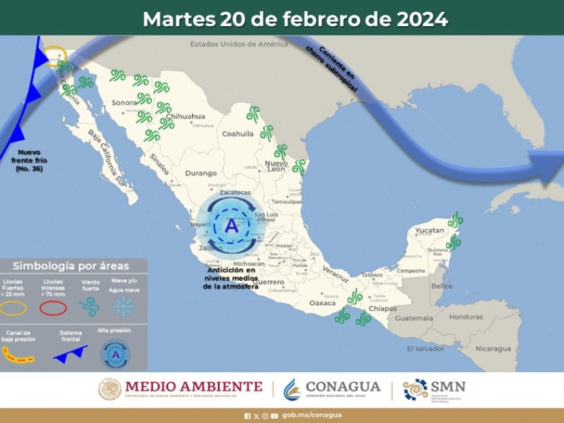 Hoy máximas de 27 grados para Guaymas