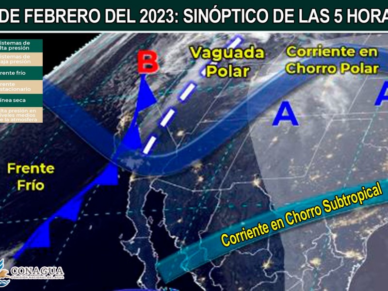 Hoy por la noche ingresará frente frío 30 en Sonora