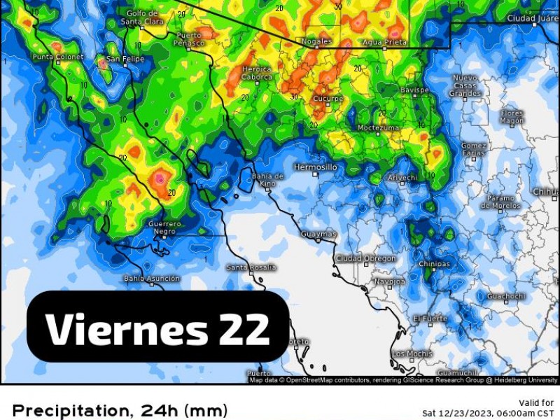 Hoy se espera el ingreso de la segunda tormenta invernal