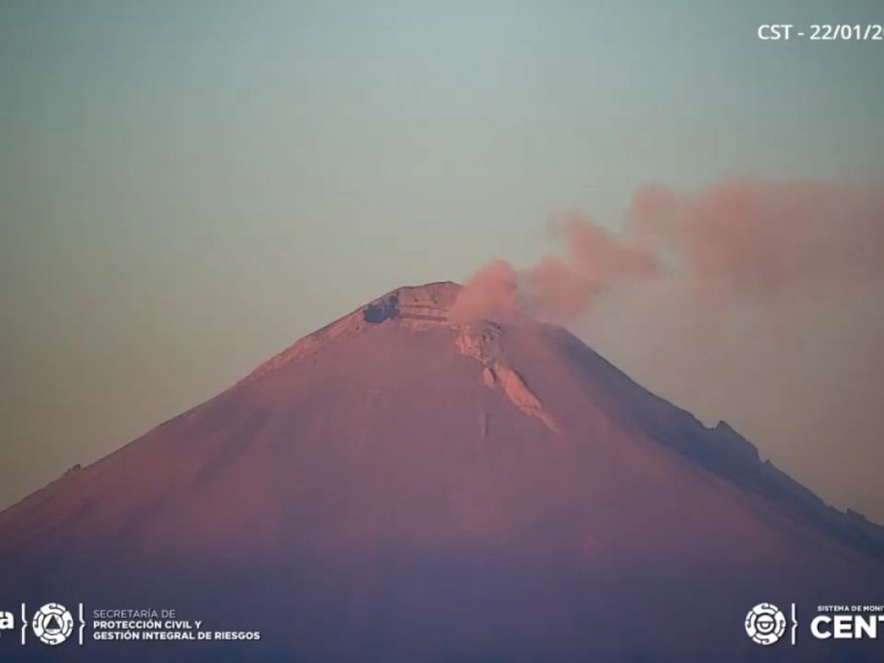 Hoy se prevé caída de ceniza en Puebla