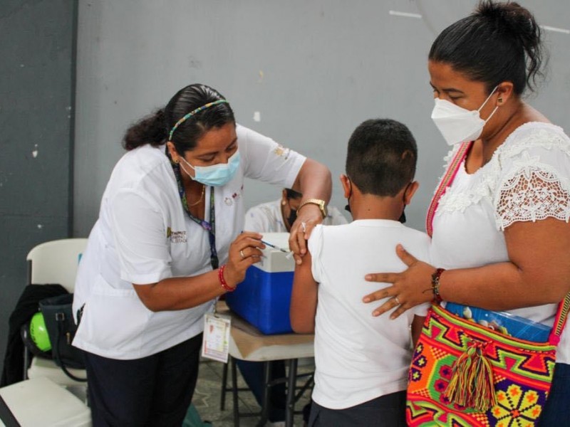 Hoy se reanuda vacunación anticovid para niños en Veracruz