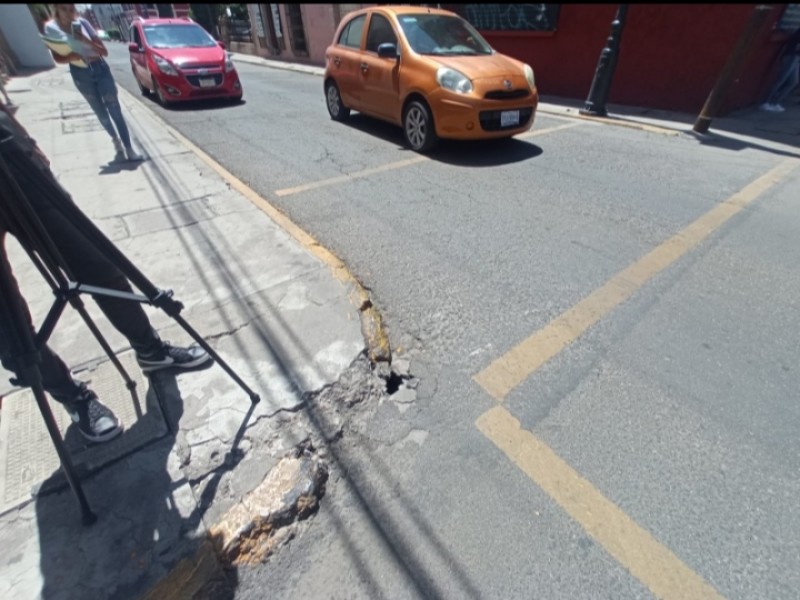 HOYO EN ZONA CENTRO UN POSIBLE PELIGRO