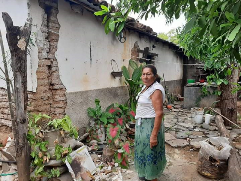 Huamelula registra 1592 viviendas dañadas por movimiento telúrico