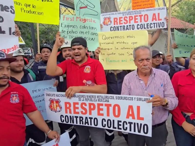 Huelga en mina de Tayoltita continúa sin acuerdo y mantiene actividades detenidas