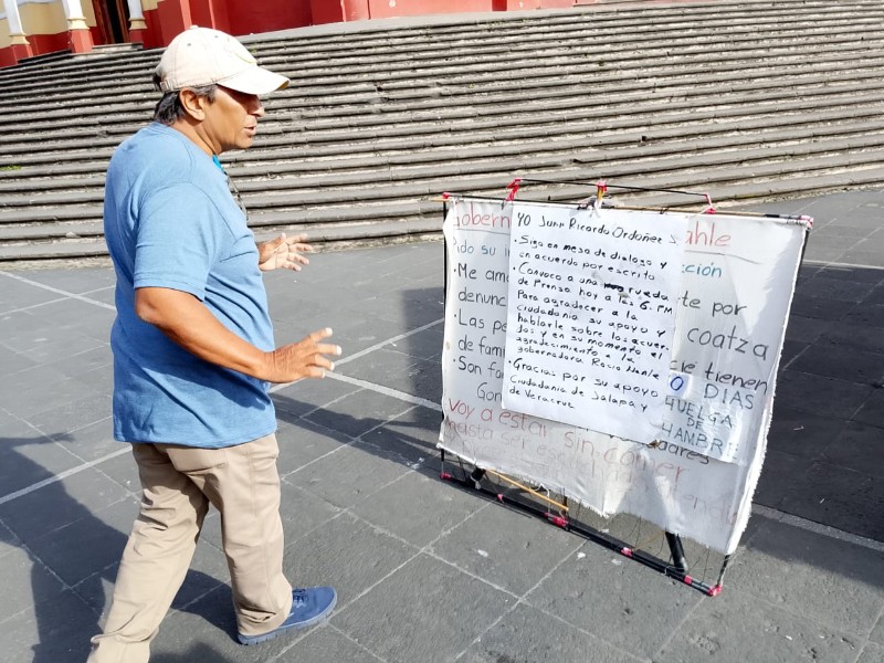 Huelguista desmiente rumores de muerte y agradece apoyo oficial