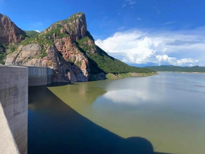 Huites lidera recuperación de presas del Río Fuerte con el 45.9%