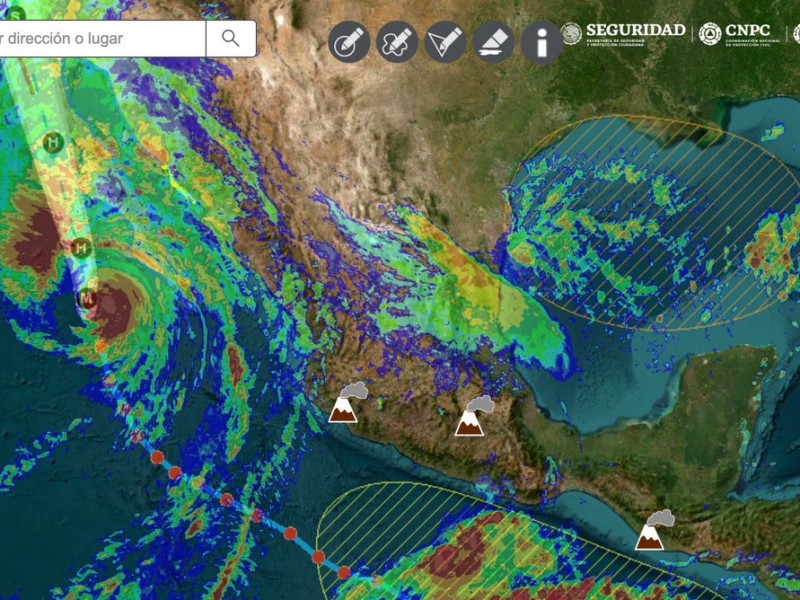 Huracán Hilary se degrada a categoría dos