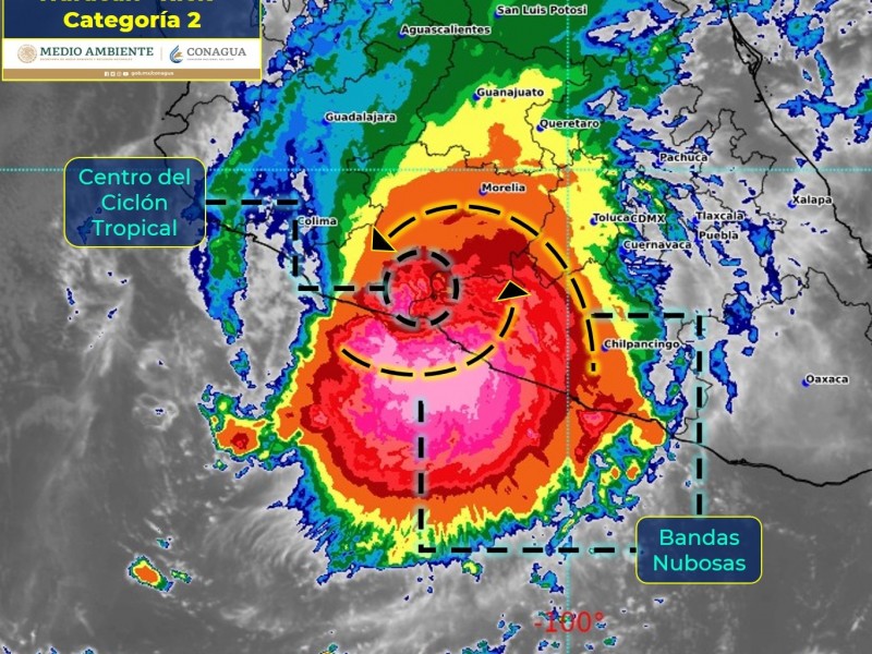 Huracán Rick toca tierra y se degradará a tormenta tropical