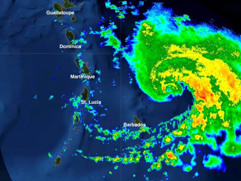 Huracán “Tammy” amenaza islas del Caribe