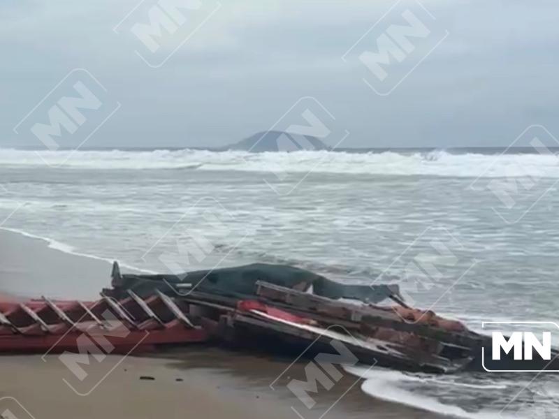 Huracán Trudy deja daños en cinco zonas costeras de Ixtapa-Zihuatanejo