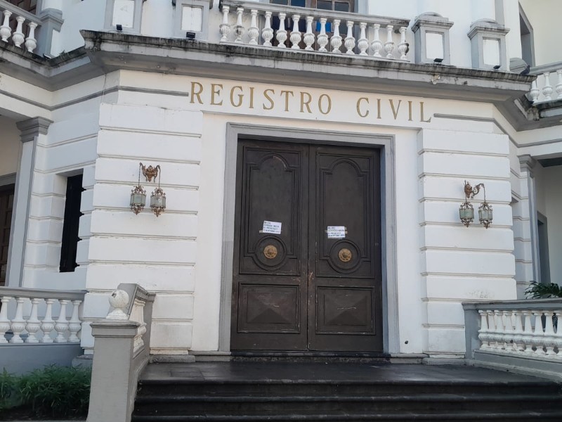 Hurto en el Registro Civil de Veracruz obliga a cierre temporal