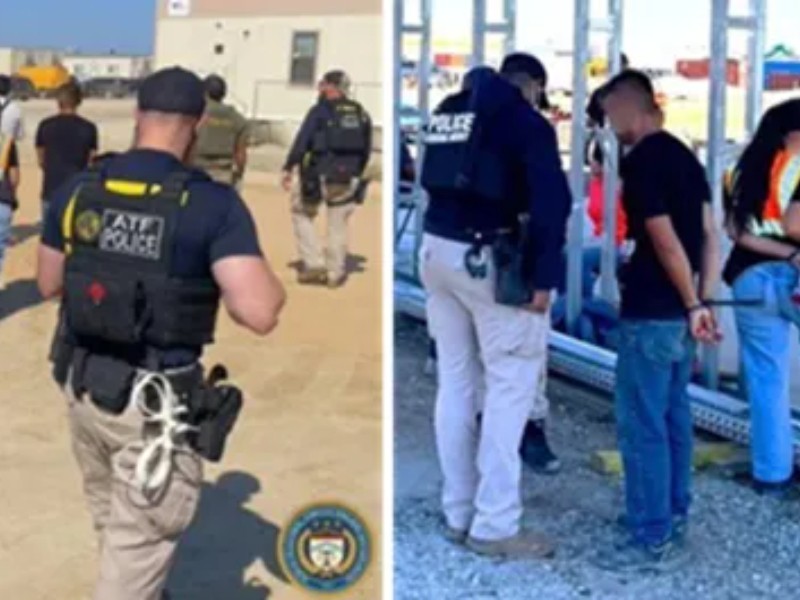 Detienen a 475 inmigrantes indocumentados en redada masiva en Georgia