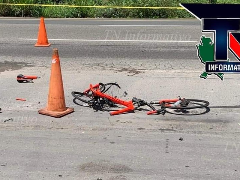 Identifican a ciclista atropellado en Libramiento Tepic