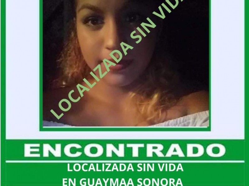 Identifican a Maritza García sin vida