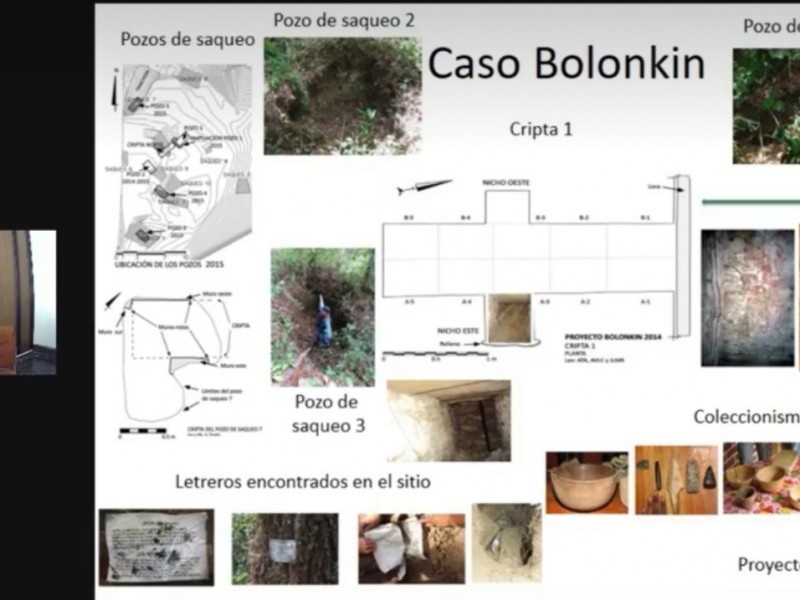 Identifican saqueo en sitios arqueológicos de Chiapas