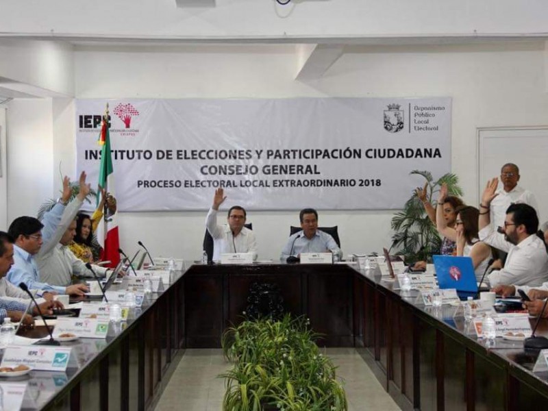 IEPC aprueba medidas de seguridad material electoral