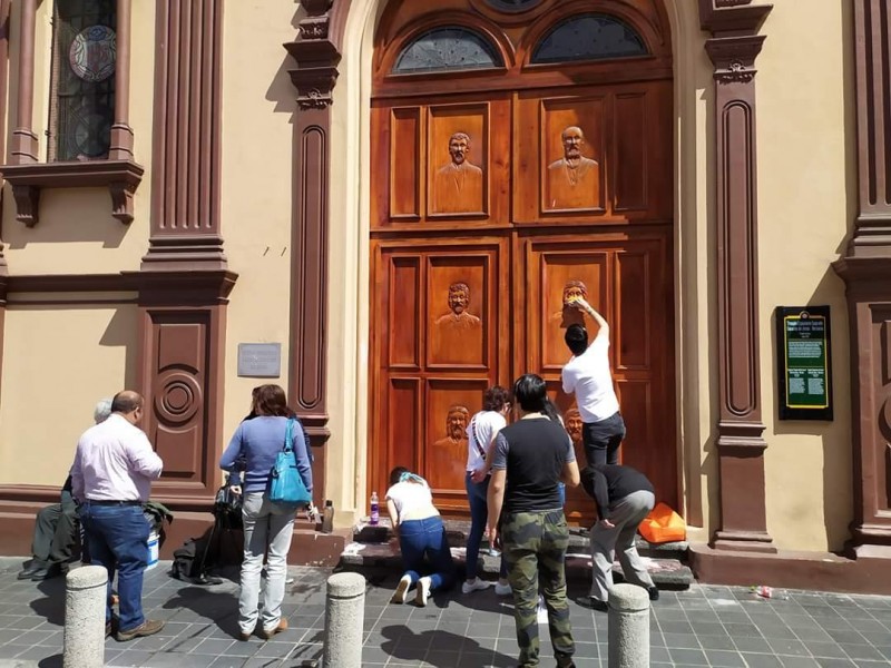 Iglesia actuaría contra agresores del Templo Expiatorio del Beaterio