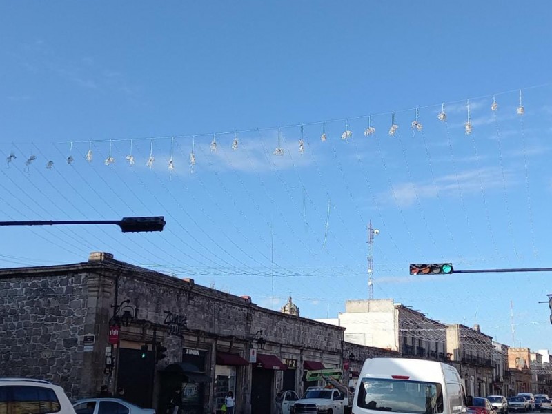 Iluminación navideña en Morelia a partir de 01 de diciembre