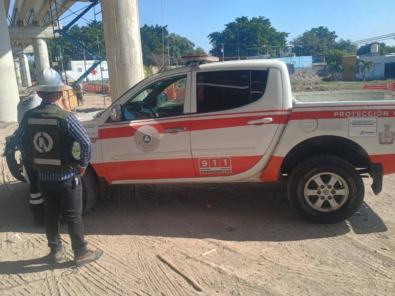 Trabajador en Puente Sur cae de una altura aproximada de tres metros ...