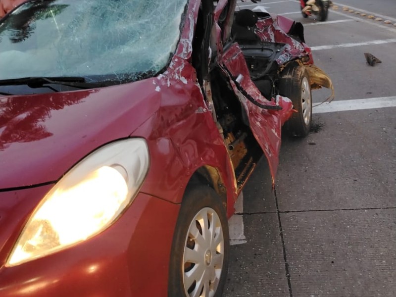 Impactante accidente de tránsito sobre la avenida Lázaro Cárdenas